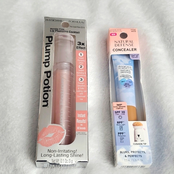 2 Pack Physicians Formula Lip Plumper & Concealer - Picture 1 of 1